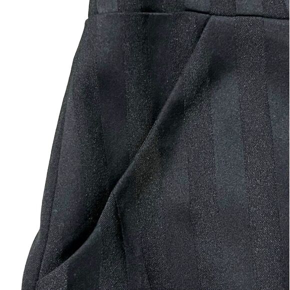 Revolve Line & Dot Black Striped Mini Dress Sz S Minimalist Witchy Evening - Picture 10 of 14